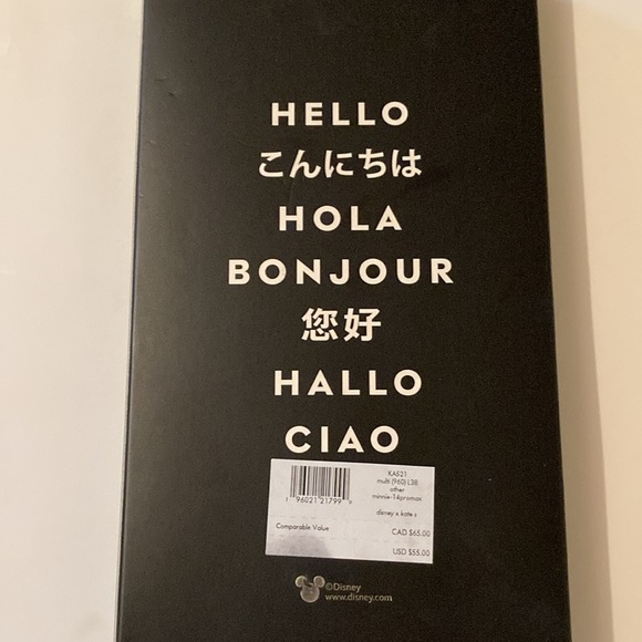 KATE SPADE DISNEY MINNIE MOUSE FLOATING BOW IPHONE 14  CASE - Picture 5 of 5